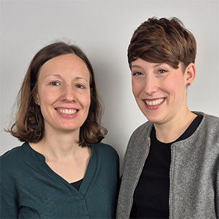 Frau Amerkamp und Frau Faller